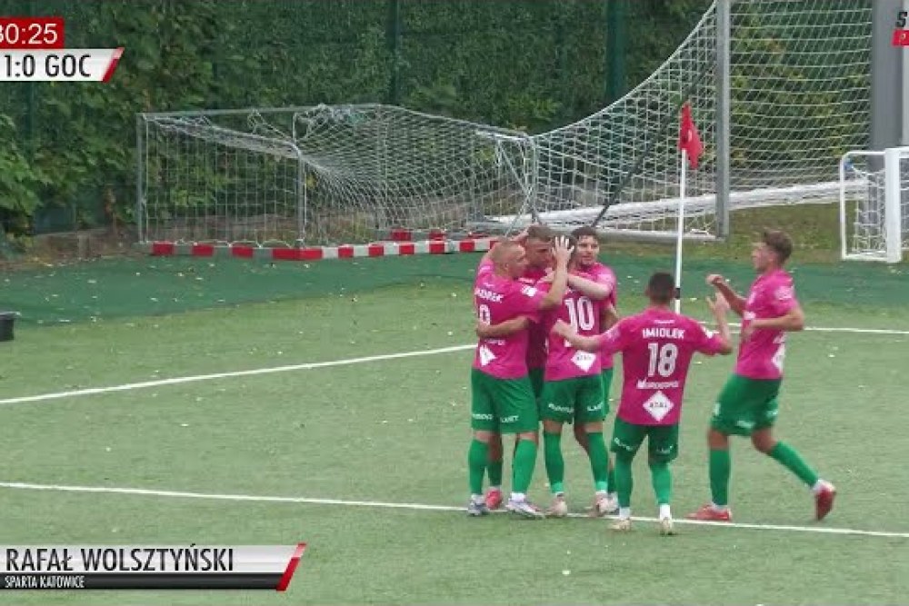 SKRÓT MECZU: Sparta Katowice - KS Goczałkowice-Zdrój 2-1 [WIDEO]