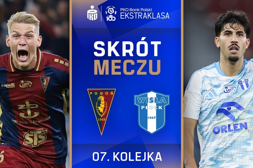 SKRÓT MECZU: Pogoń Szczecin - Wisła Płock 1-1 [WIDEO]