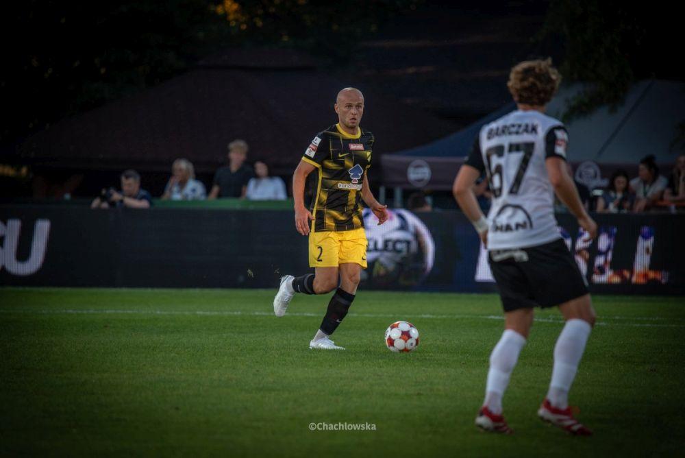 Wieczysta Kraków kończy współpracę z Zondacrypto. Klub wydał oświadczenie (fot. @Chachlowska/ Wieczysta Kraków)