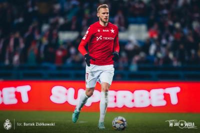 Wisła Kraków pokonała Górnika Łęczna. Decydujący gol Wiktora Biedrzyckiego (fot. Bartek Ziółkowski/ Wisła Kraków)