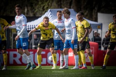 Wieczysta Kraków przegrała z Podbeskidziem Bielsko-Biała (fot. @Chachlowska/ Wieczysta Kraków)