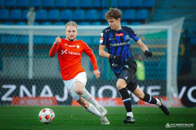 Michał Synoś (z prawej) wzbudził zainteresowanie Hannoveru 96 (fot. Robert Skalski)