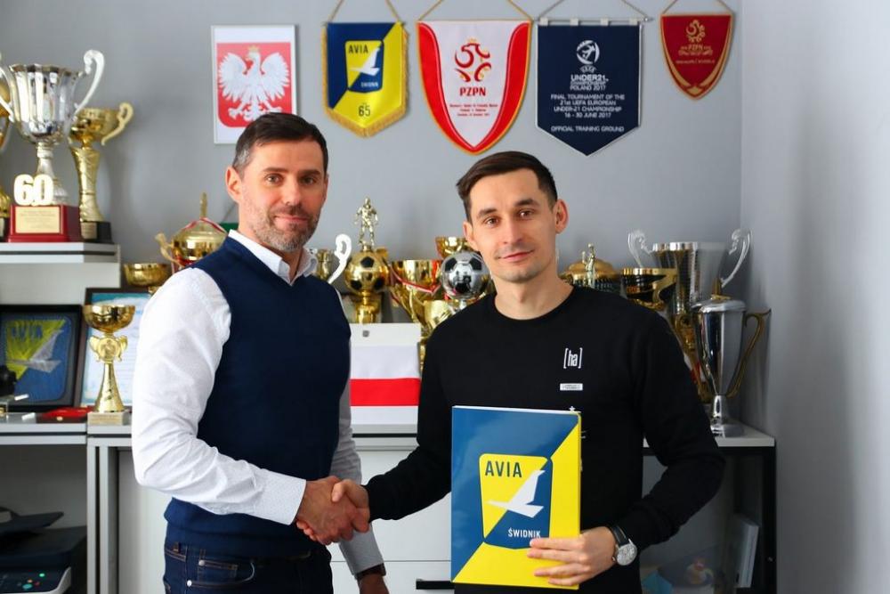 Piotr Darmochwał zoztsał wypożyczony do Avii Świdnik (fot. Avia Świdnik)