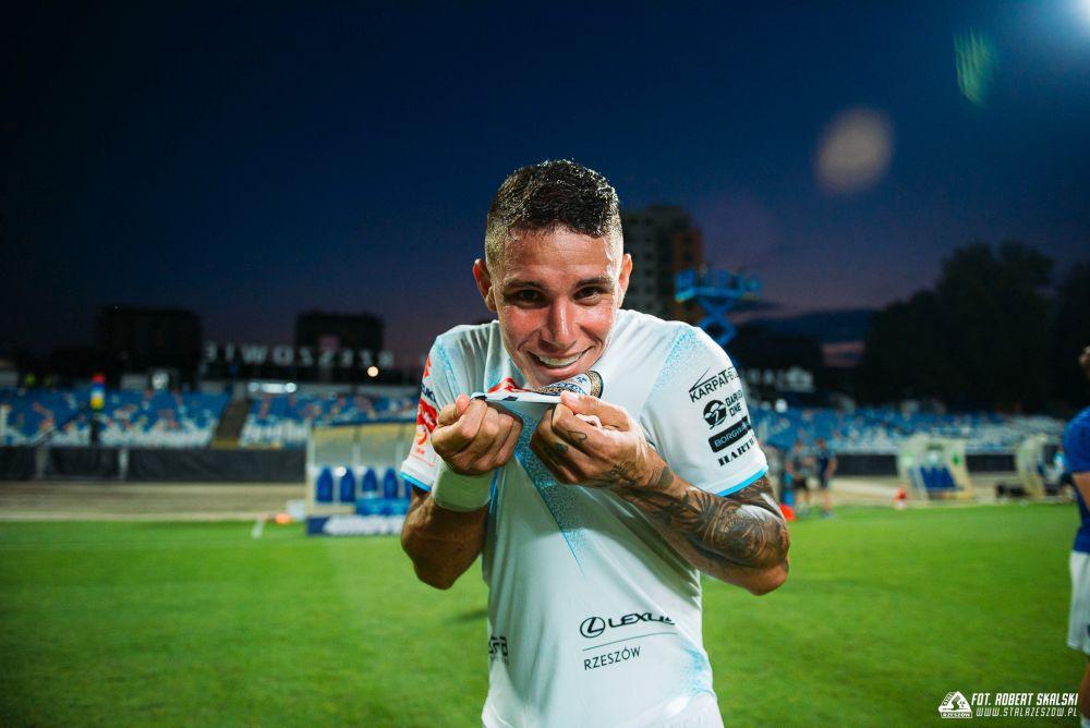 Jesus Diaz zostanie w Rakowie Częstochowa? (fot. Robert Skalski/ Stal Rzeszów)