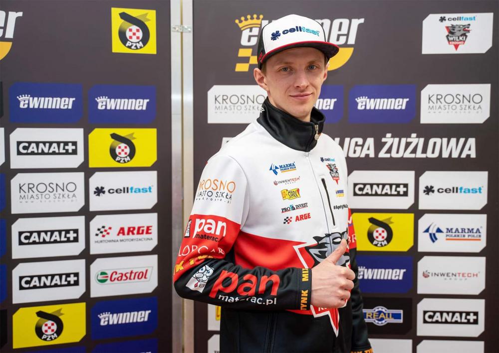 Tobiasz Musielak wygrał ćwierćfinał Indywidualnych Mistrzostw Polski w Rawiczu (fot. Cellfast Wilki Krosno)