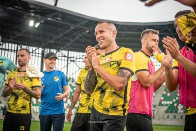 Jacek Góralski może opuścić Wieczystą Kraków w zimowym oknie transferowym (fot. @Chachlowska)