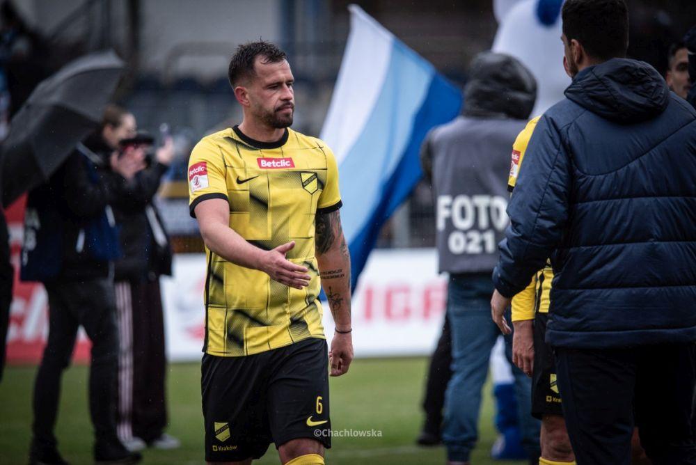 Wieczysta Kraków znów oddaliła się od awansu (fot. @Chachlowska/ Wieczysta Kraków)