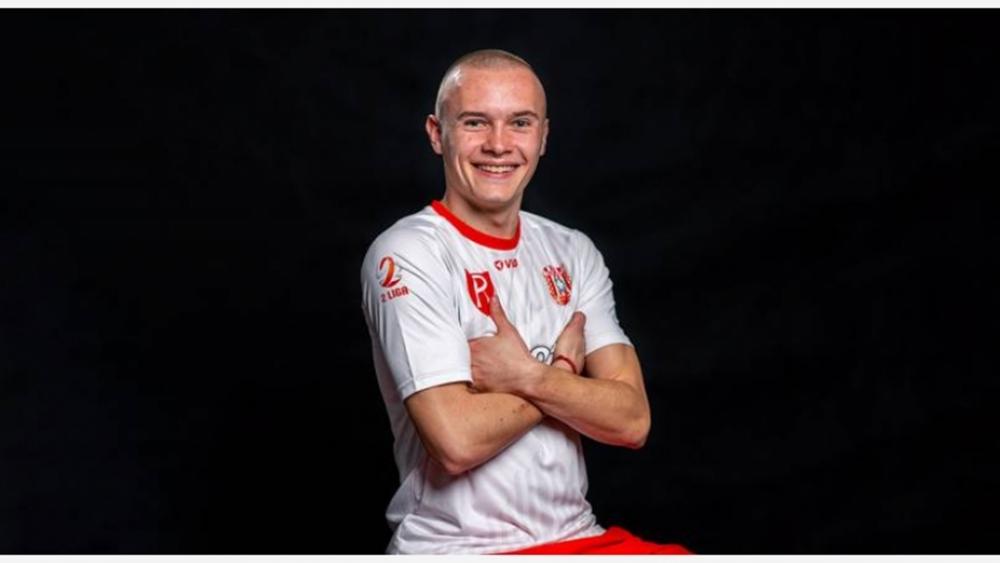 Jakub Szafar został piłkarzem KS-u Wiązownica (fot. Apklan Resovia)