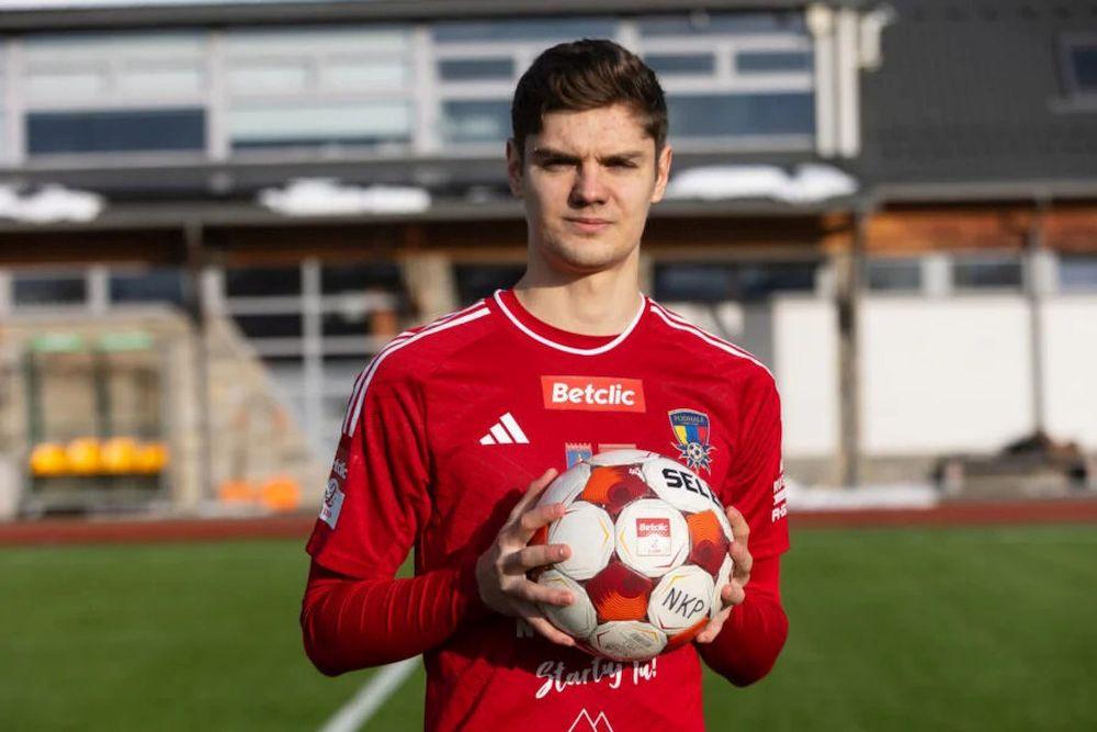 Bartosz Lelito nowym piłkarzem Podhala Nowy Targ (fot. Maciej Zubek/ Podhale Nowy Targ)