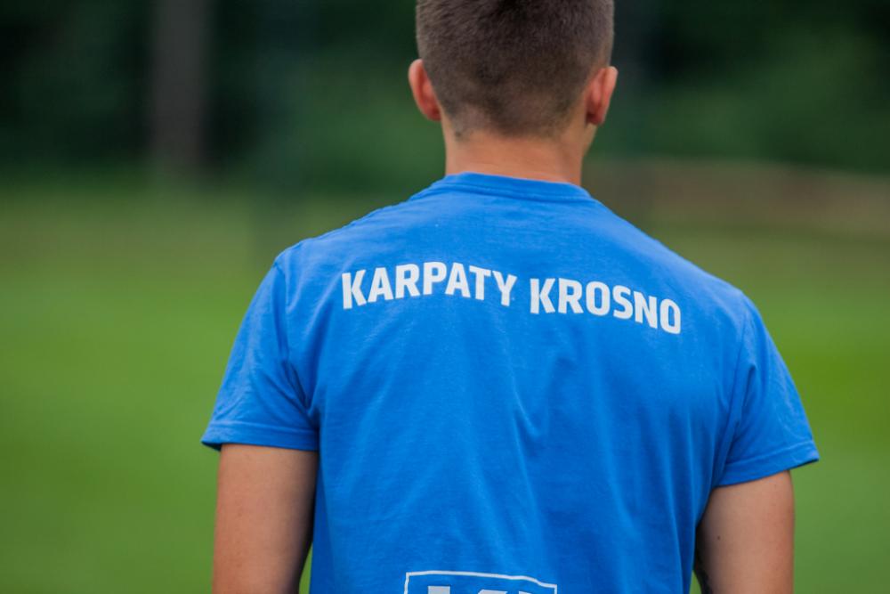 Karpaty Krosno przegrały z Glinikiem Gorlice w meczu towarzyskim (fot. Radosław Kuśmierz)