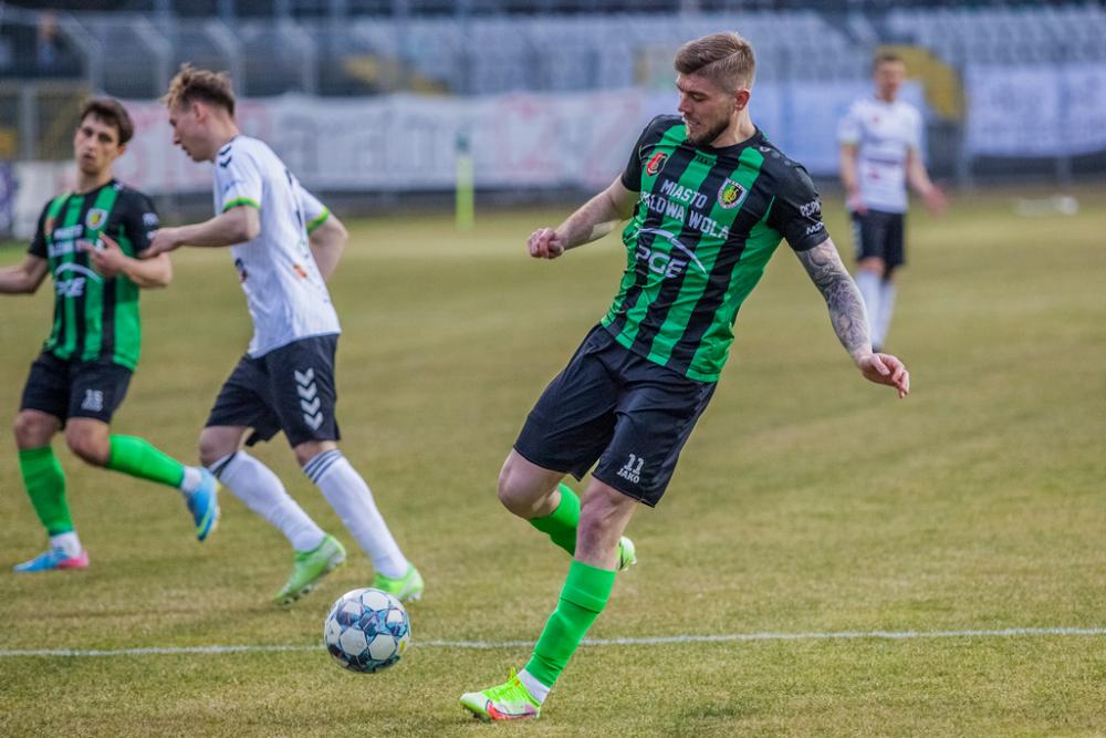 Daniel Świderski (na zdjęciu) doprowadził do wyrównania w 27. minucie spotkania.