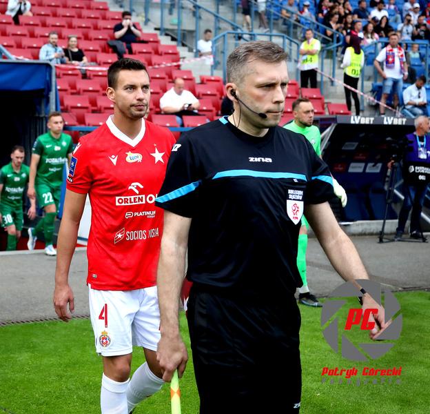 Piłkarze Wisły Kraków w meczu 34. kolejki PKO Ekstraklasy przegrali z Wartą Poznań 0-1 (fot. Patryk Górecki)