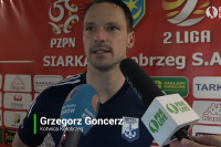 Grzegorz Goncerz po zwycięstwie nad Siarką: Boisko nie sprzyjało pięknej grze