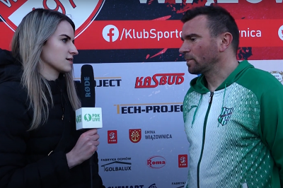 Bartosz Zołotar: To nie Wiązownica strzeliła nam gola, sami zrobiliśmy sobie krzywdę