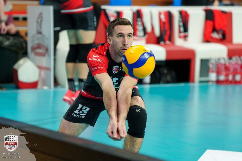 Michał Potera ocenił mecz ze Skrą Bełchatów. Fot. https://www.assecoresovia.pl/