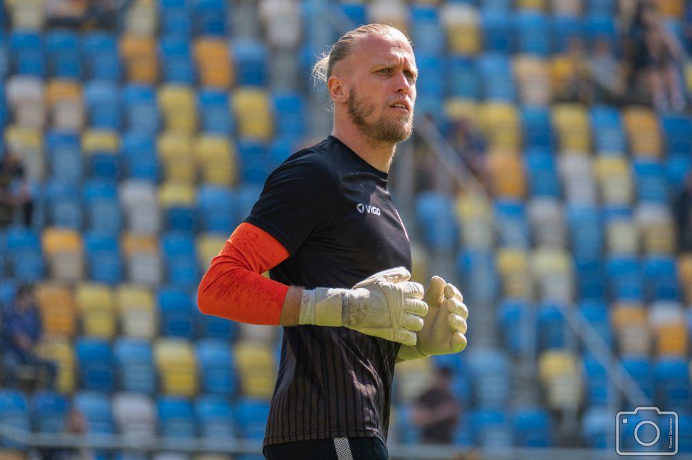 Na zdjęciu Branislav Pindroch, bramkarz Resovii (fot. P. Golonka/ Resovia)