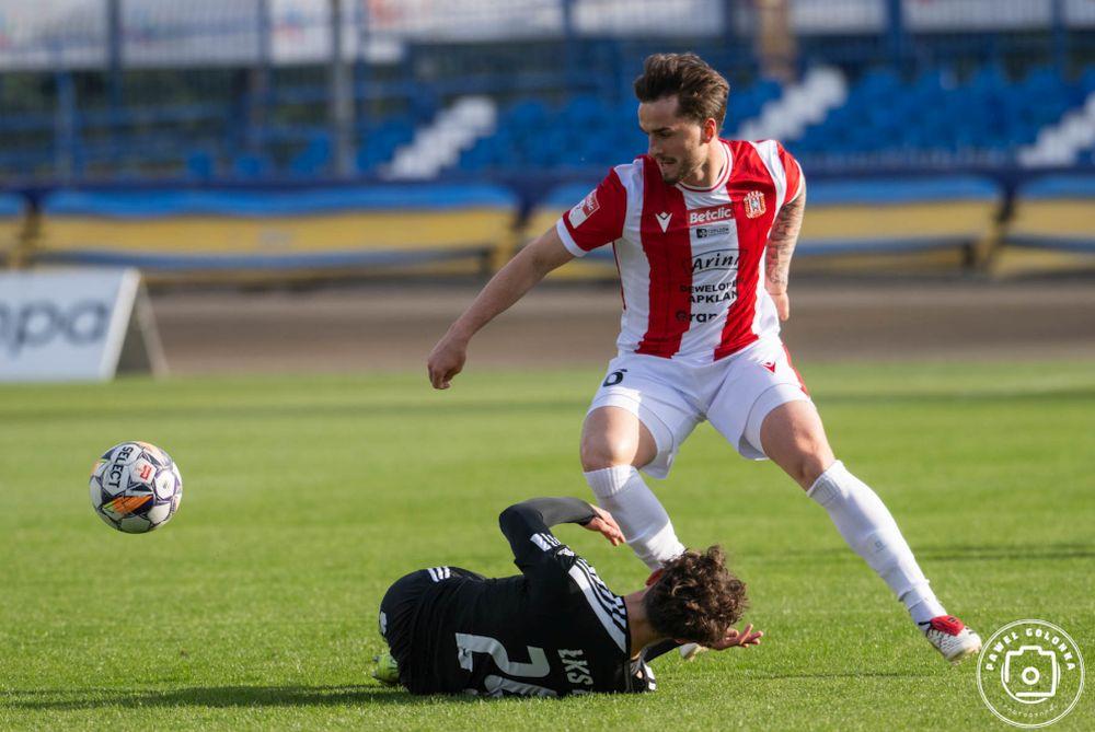 Adrian Małachowski (w barwach Resovii) w najlepszej jedenastce 28. kolejki (fot. P. Golonka/ Resovia)