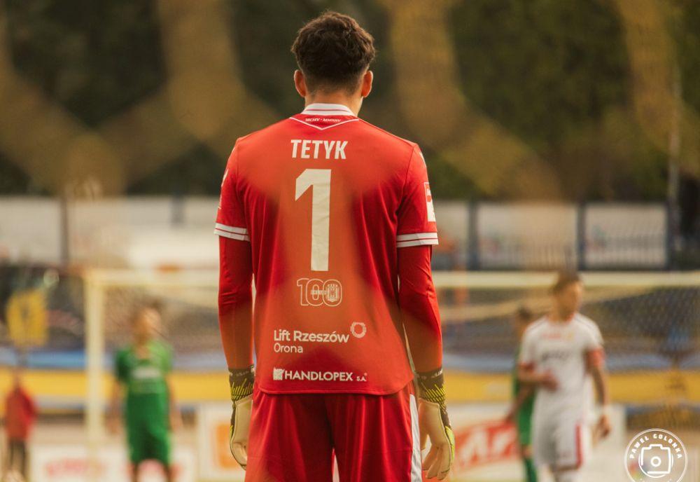 Jakub Tetyk uratował remis Resovii w meczu z KKS-em Kalisz (fot. P. Golonka/ Resovia)