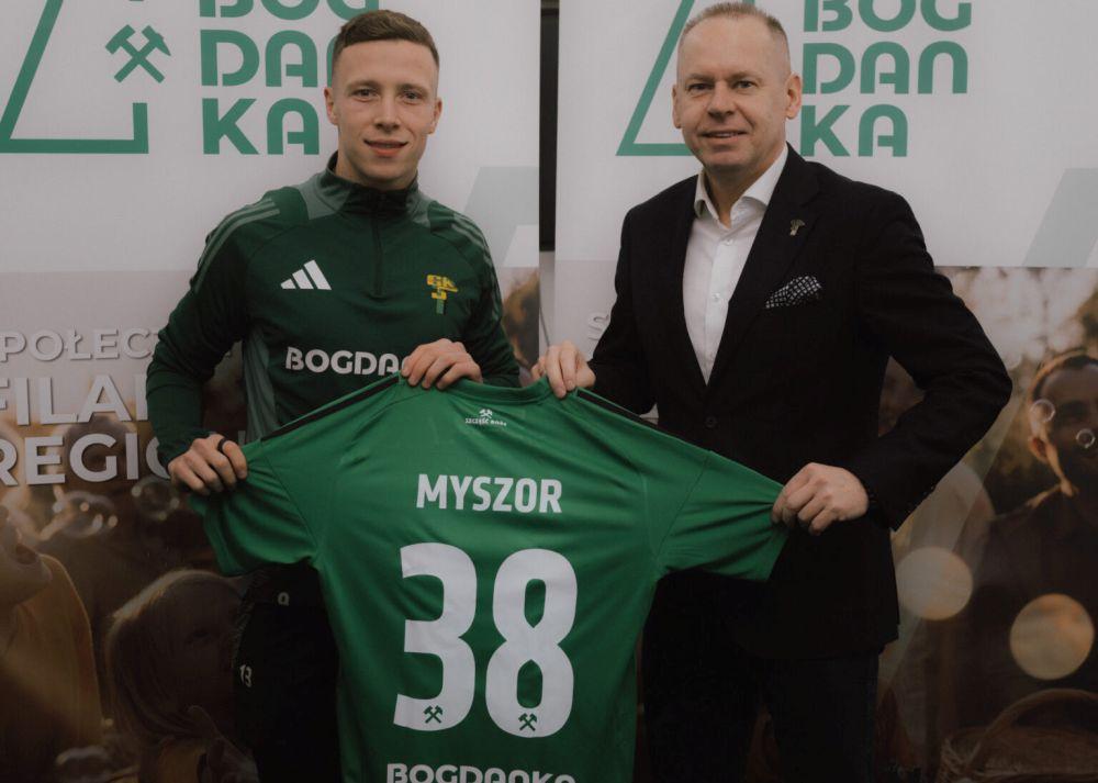 Jakub Myszor nowym piłkarzem Górnika Łęczna (fot. Górnik Łęczna)