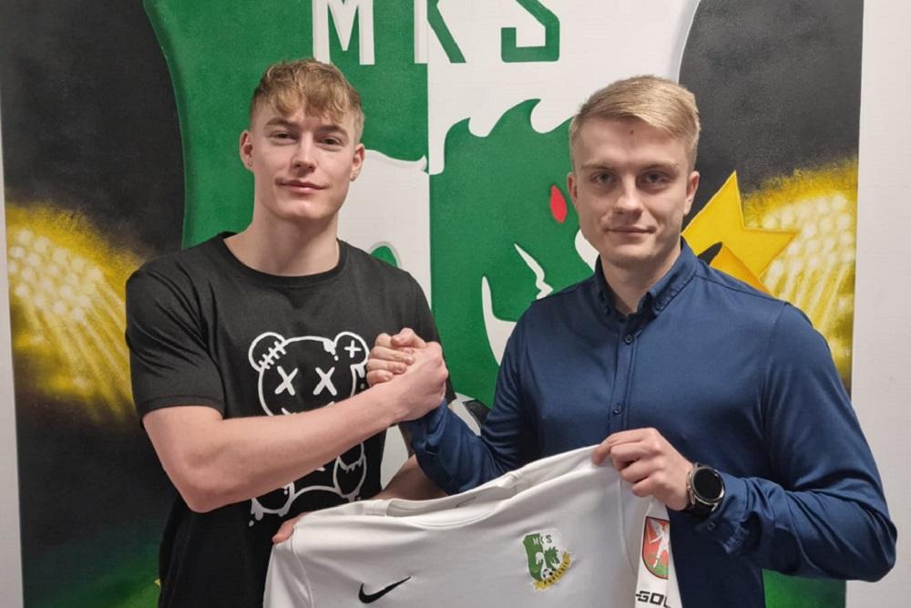 Wiktor Niewiarowski nowym zawodnikiem Podlasia Biała Podlaska (fot. Podlasie Biała Podlaska)