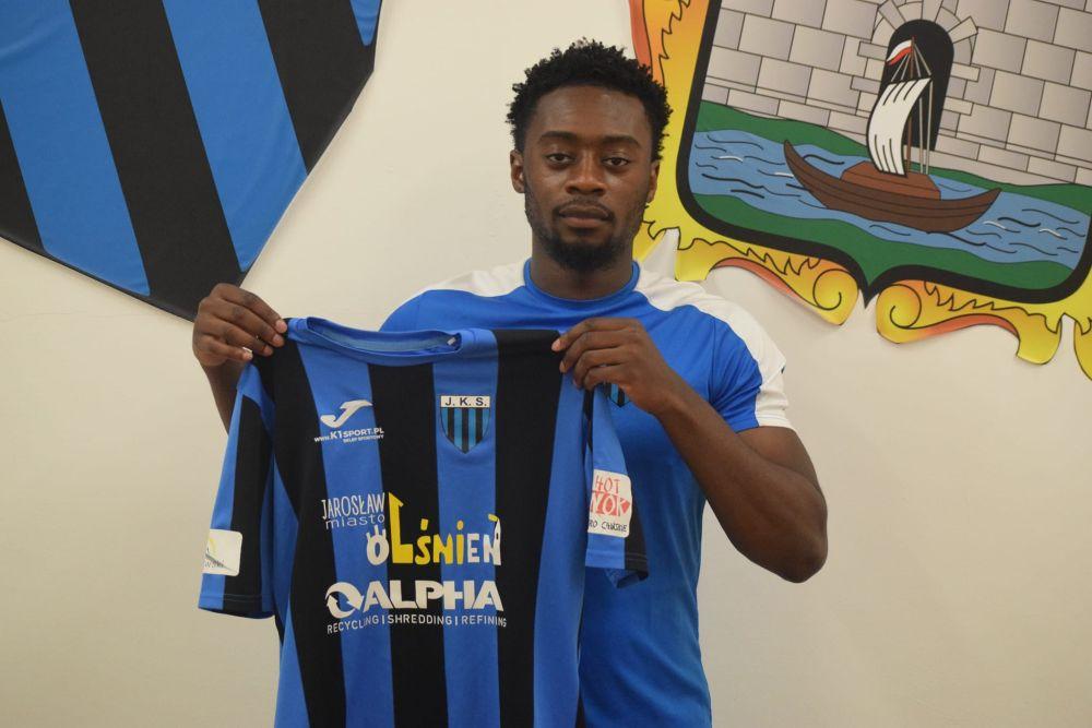 Quincy Nkansah zasilił szeregi JKS-u Jarosław (fot. 