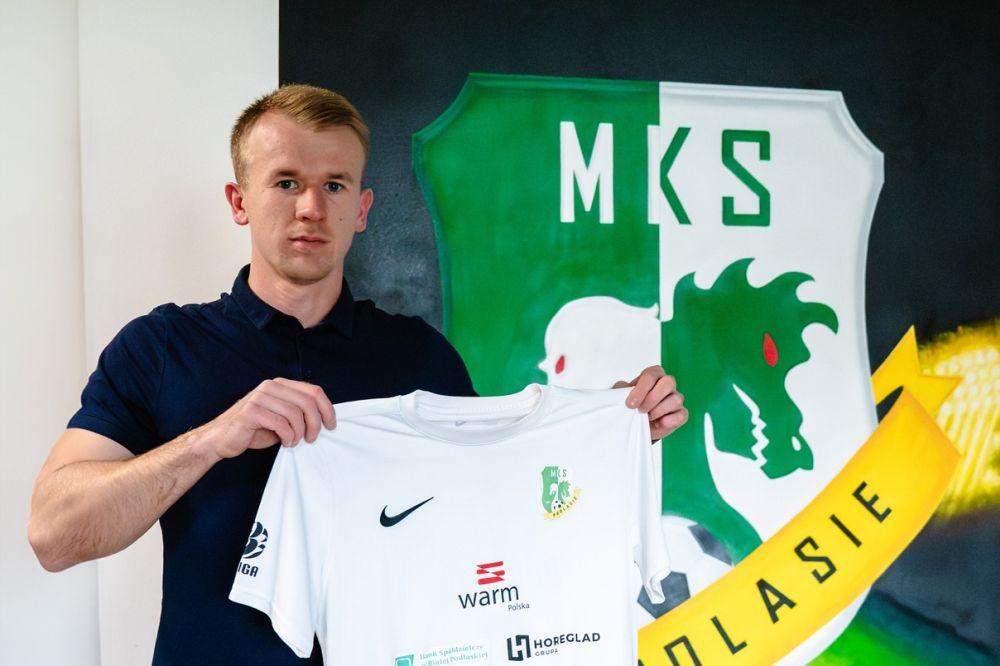 Sebastian Krawczyk nowym piłkarzem Podlasia Biała Podlaska (fot. Podlasie Biała Podlaska)