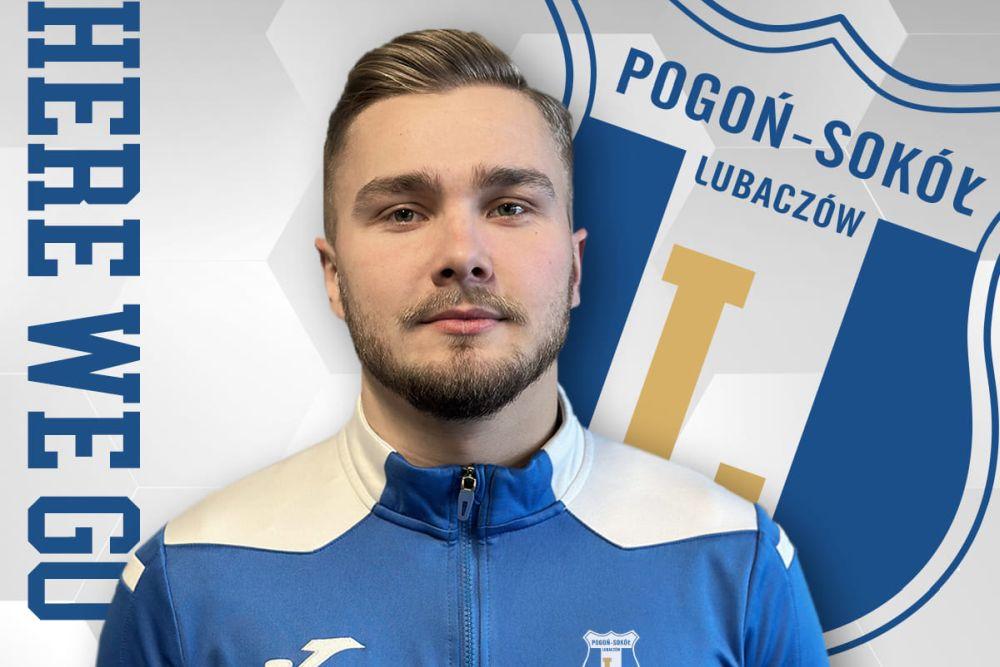 Dawid Król piłkarzem Pogoni-Sokoła Lubaczów (fot. Pogoń-Sokół Lubaczów)