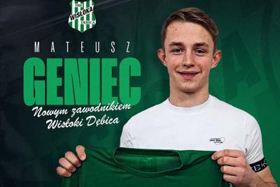Mateusz Geniec wypożyczony do Wisłoki Dębica (fot. Wisłoka Dębica)
