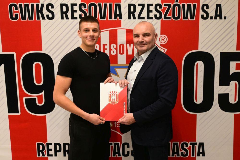 Radosław Bąk zostaje na dłużej w Resovii (fot. P. Golonka/ Resovia)