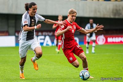 Mateusz Skoczylas (z prawej) w kręgu zainteresowań Rakowa Częstochowa (fot. Konrad Kwolek)