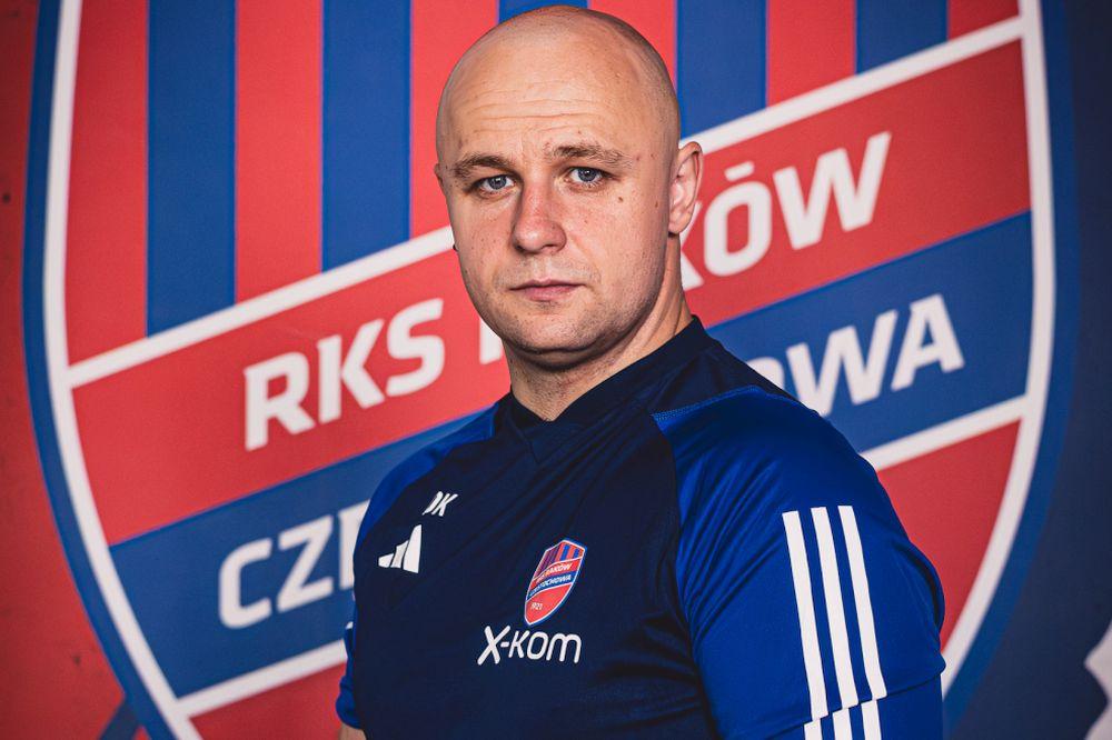 Dawid Kroczek pierwszym trenerem Rakowa Częstochowa (fot. Jakub Ziemianin)