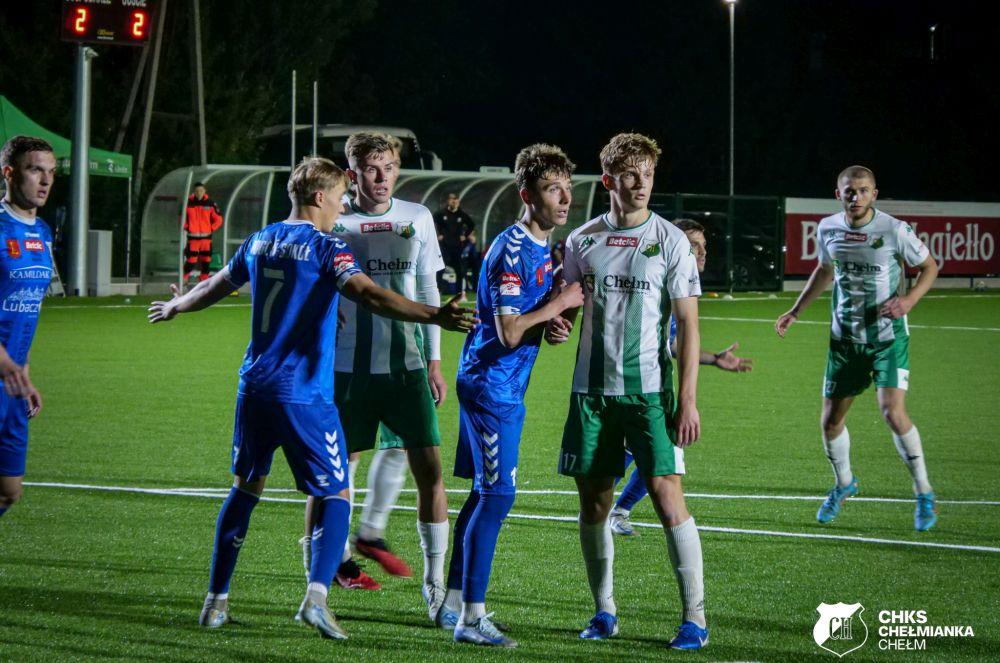 Pogoń-Sokół Lubaczów pokonała na wyjeździe Chełmiankę Chełm 4-3 w spotkaniu 33. kolejki (fot. Chełmianka)