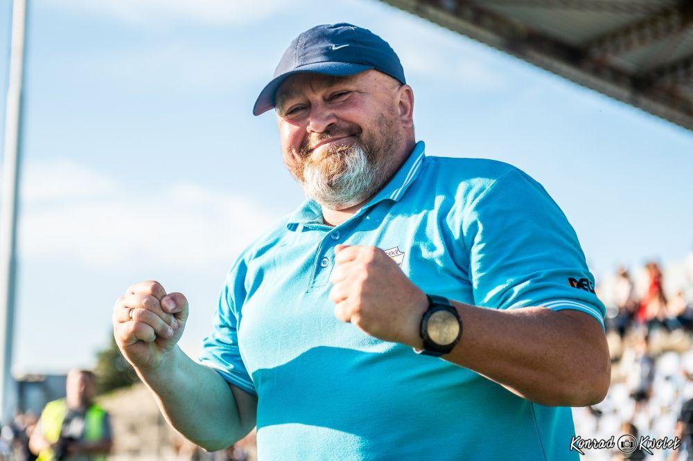 Na zdjęciu Andrzej Skowroński, prezes Sokoła Kolbuszowa Dolna (fot. Konrad Kwolek)