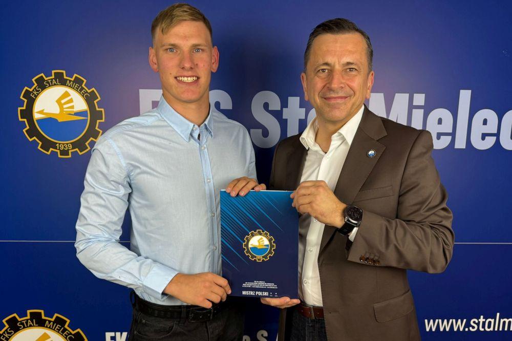 Michał Matys nowym bramkarzem FKS Stali Mielec (fot. FKS Stal Mielec)