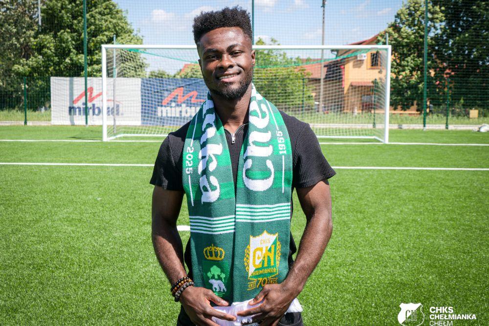 Ishmael Baidoo nowym piłkarzem Chełmianki (fot. Chełmianka Chełm)