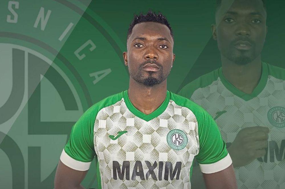 Gilbert Ishmeal nowym piłkarzem LKS Czeluśnica (fot. LKS Czeluśnica)