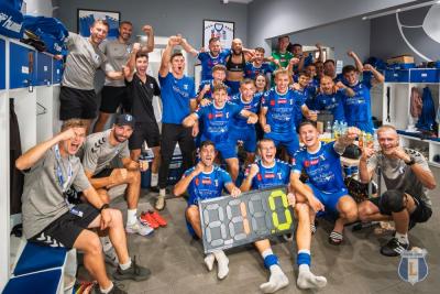 Pogoń-Sokół Lubaczów pokonała Naprzód Jędrzejów. Zwycięski gol Oskara Majdy