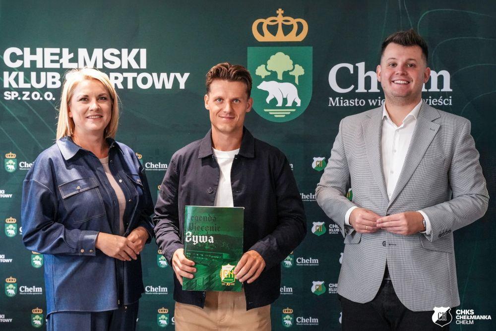 Maksymilian Banaszewski dołączył do Chełmianki Chełm (fot. Chełmianka Chełm)