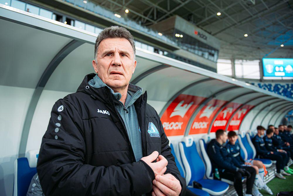 Na zdjęciu Marek Zub, trener Stali Rzeszów (fot. Robert Skalski/ Stal Rzeszów)