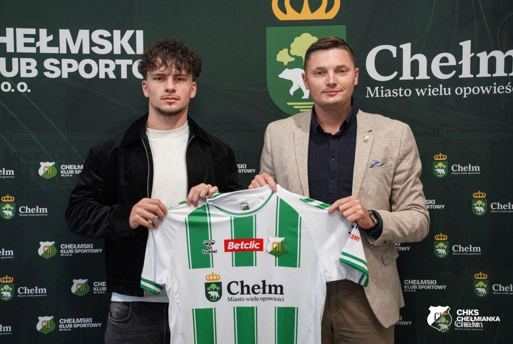 Damian Wojdakowski nowym piłkarzem Chełmianki Chełm (fot. Chełmianka Chełm)