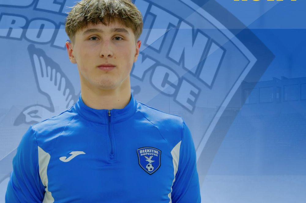 Paweł Dąbrowski dołączył do Błękitnych Ropczyce (fot. Błękitni Ropczyce)