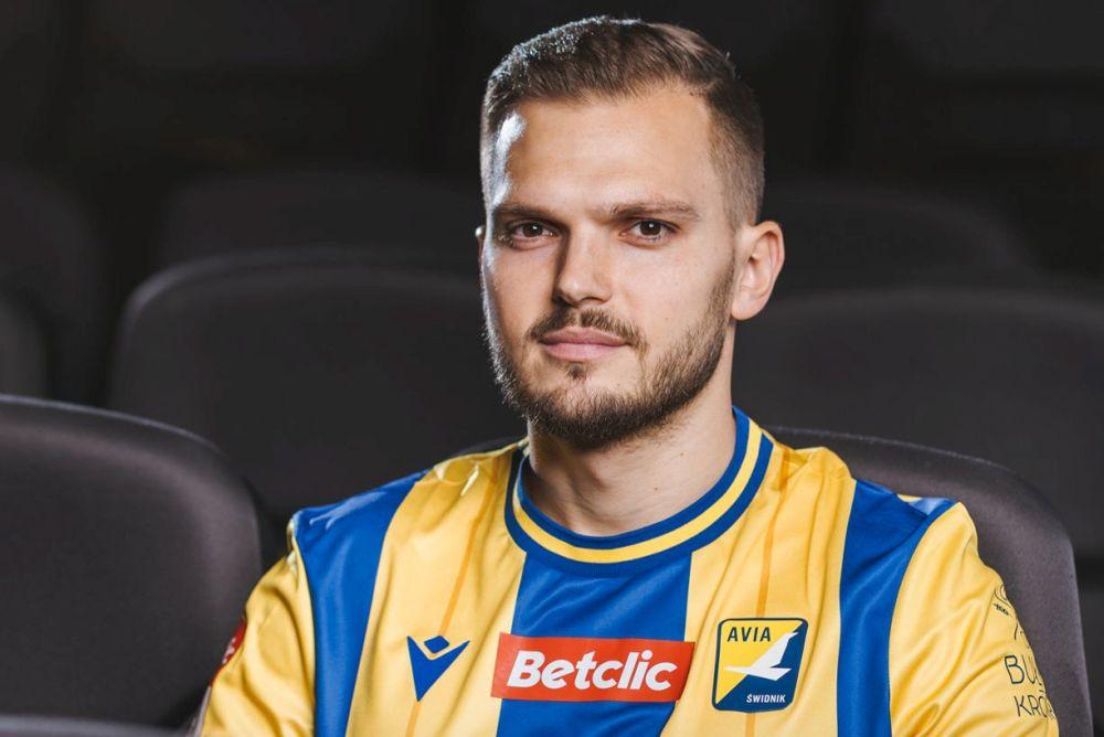 Yaroslav Terekhov nowym piłkarzem Avii Świdnik (fot. Avia Świdnik)