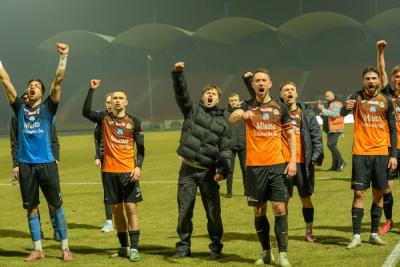 KSZO Ostrowiec Świętokrzyski grając w osłabieniu pokonało Podlasie Biała Podlaska (fot. KSZO Ostrowiec Świętokrzyski)