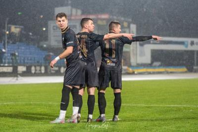 Czarni Jasło wracają z Wiśniowej z jednym punktem (fot. Grzegorz Bąk)