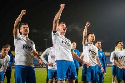 Karpaty Krosno pokonały Błażowiankę. Padło aż dziewięć goli (fot. Konrad Kwolek)