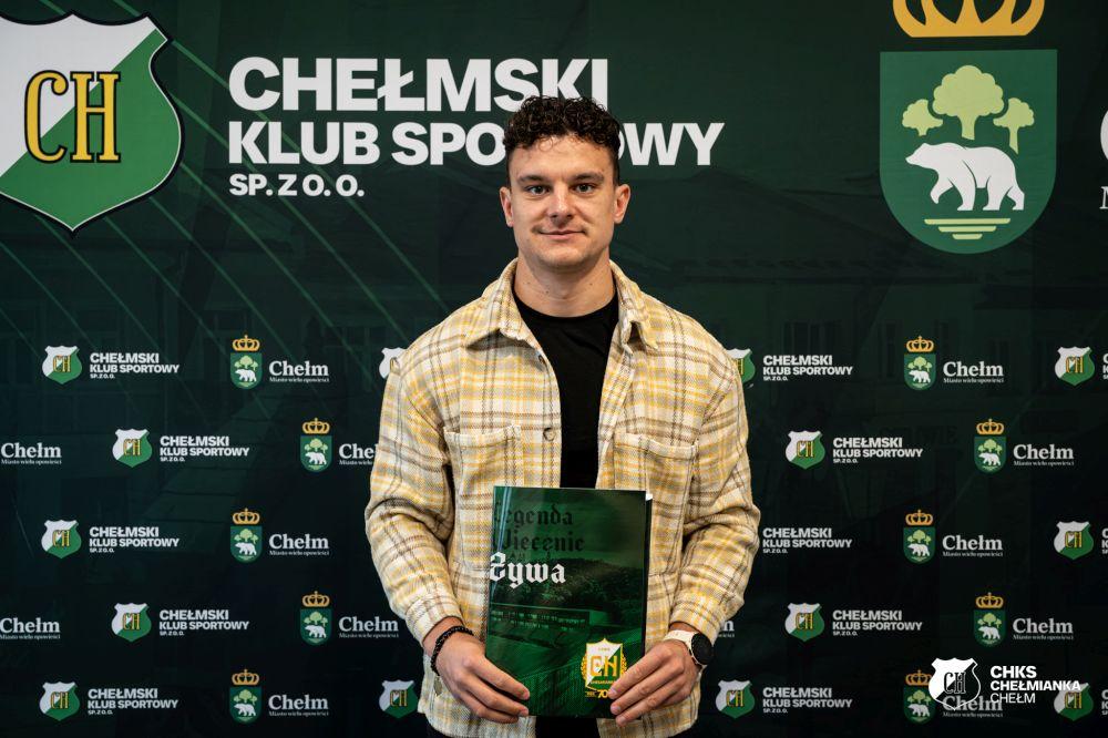 Piotr Cichocki podpisał nowy kontrakt z Chełmianką Chełm (fot. Chełmianka)
