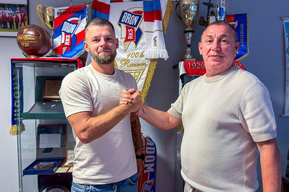 Adam Imiela znów zagra w Broni Radom (fot. Broń Radom)