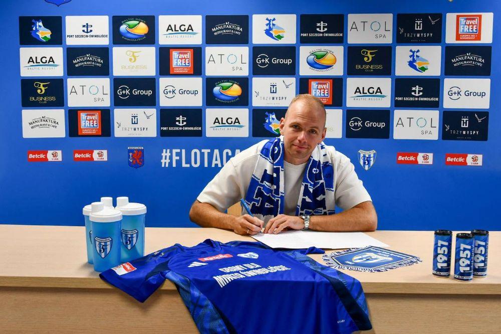 Olaf Nowak nowym zawodnikiem Floty Świnoujście (fot. Flota Świnoujście)