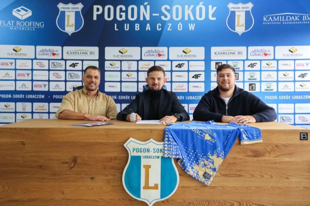Wojciech Makowski nowym trenerem Pogoni-Sokoła Lubaczów (fot. Pogoń-Sokół Lubaczów)