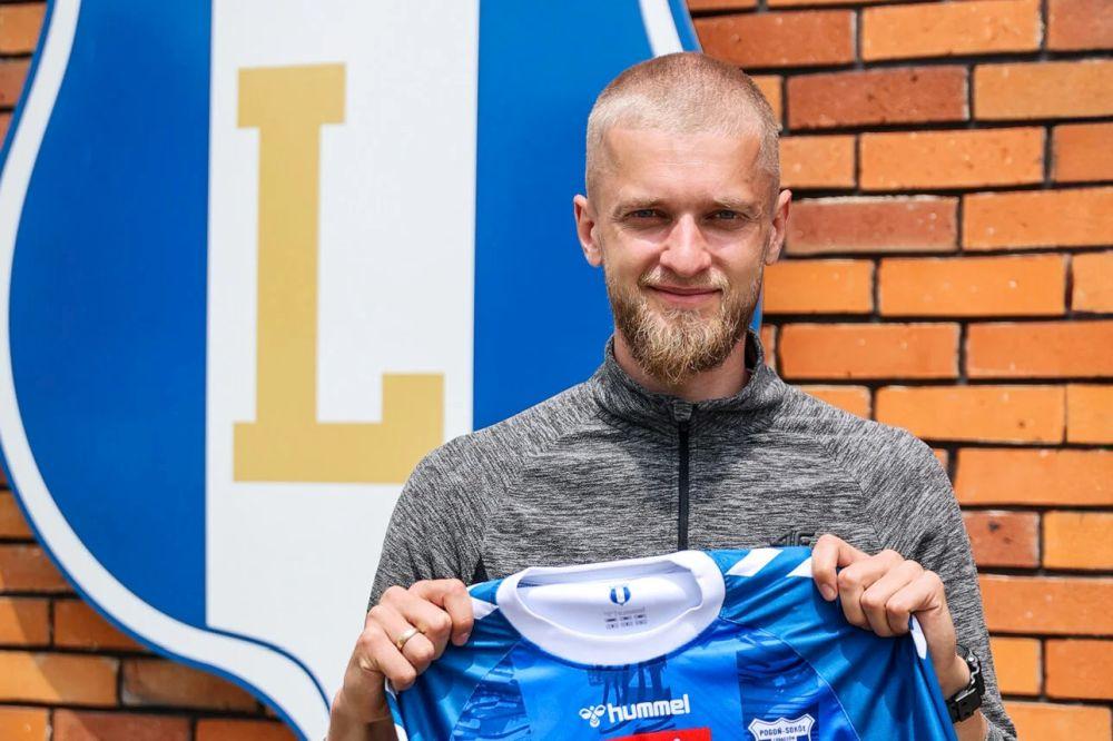 Kacper Grzesik asystentem trenera w Lubaczowie (fot. Pogoń-Sokół Lubaczów)